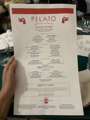 Menu photo 8 Pelato Charleston, SC