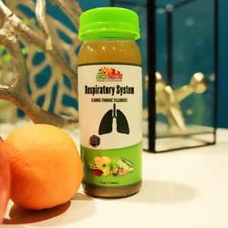 NK's Nutri Health Juices - Respiratory System Detox Grape Celery Sweet Potato Green Granny Smith Apples Organic Ginger Organic Lemon with peel