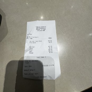 Cleburne Cafeteria - Receipt - American Near Me - Houston, Texas Cleburne Cafeteria - Receipt - American Near Me - Houston, Texas
