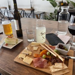 Edge blue cheese salad, charcuterie board, bale breaker beer and Tempranillo. Edge blue cheese salad, charcuterie board, bale breaker beer and Tempranillo.