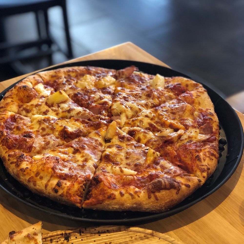 PIZZA KARMA | Food Truck Catering - Eden Prairie - Hawaiian Pizza with fresh cut Pineapple. Crust is so good. - Pizza Near Me - Eden Prairie, Minnesota PIZZA KARMA | Food Truck Catering - Eden Prairie - Hawaiian Pizza with fresh cut Pineapple. Crust is so good. - Pizza Near Me - Eden Prairie, Minnesota