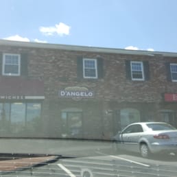 a car parked in front of a building