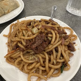 Prince Dumpling - Black Pepper Beef Stir-Fried Udon - Dim Sum Near Me - Rosemead, California Prince Dumpling - Black Pepper Beef Stir-Fried Udon - Dim Sum Near Me - Rosemead, California