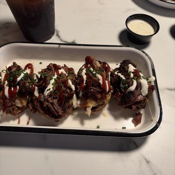 Oak & Ember - Fried potatoe skins - Halal Near Me - Ontario, California Oak & Ember - Fried potatoe skins - Halal Near Me - Ontario, California
