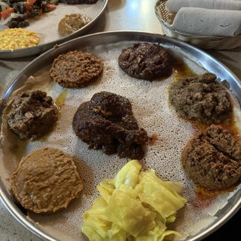 Gojo Ethiopian - 32. Meat and Vege Combo - Ethiopian Near Me - Nashville, Tennessee