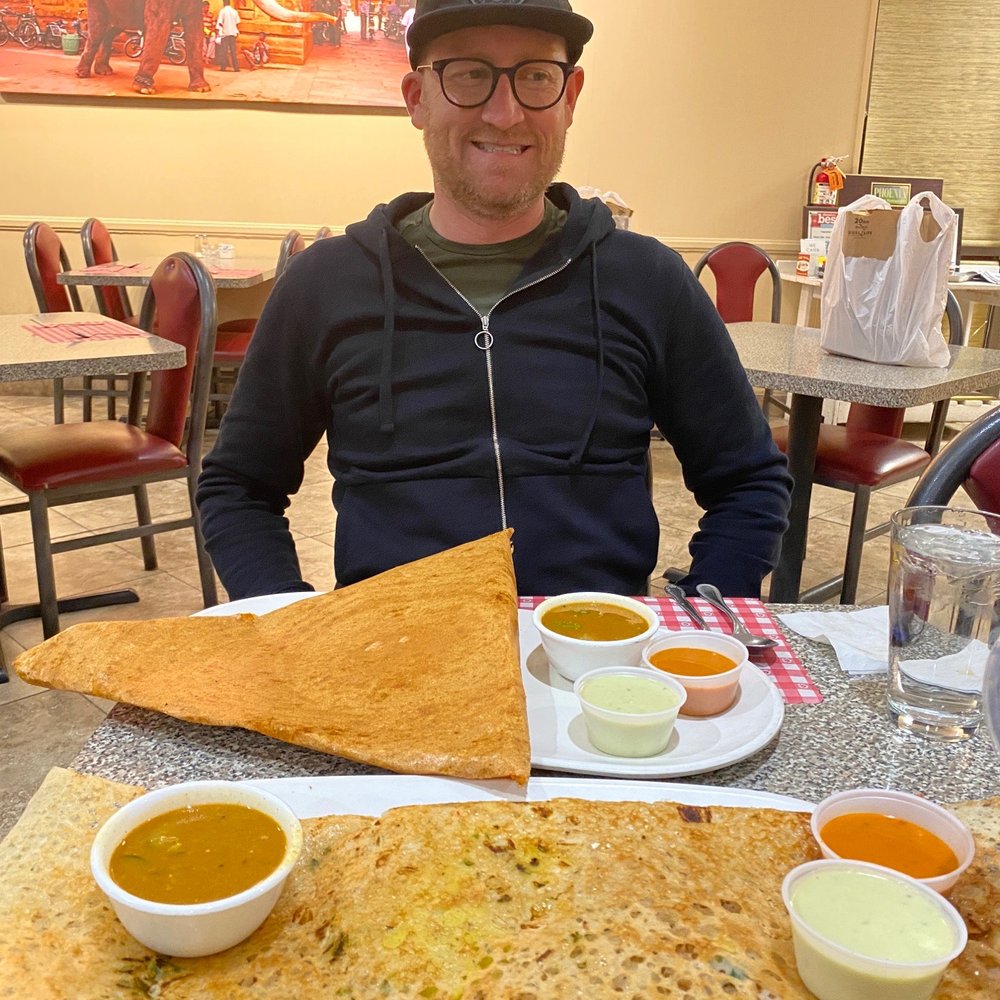 Udupi Indian Vegetarian & Vegan Cuisine - Masala special #9 in front of me, the #3 is closer to the camera. - Indian Near Me - Tempe, Arizona Udupi Indian Vegetarian & Vegan Cuisine - Masala special #9 in front of me, the #3 is closer to the camera. - Indian Near Me - Tempe, Arizona