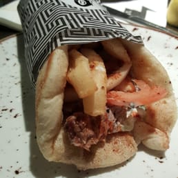 Uncle 'Tzimmy' classic pork pita! Uncle 'Tzimmy' classic pork pita!