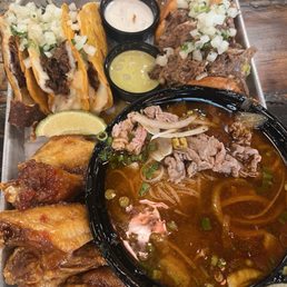 Angry pho platter Angry pho platter