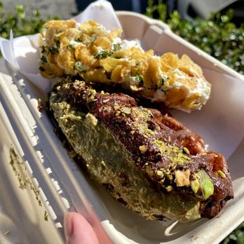 ChaChaCha - Dubai Chocolate and Corn Crossand Croffles - Desserts Near Me - Fremont, California
