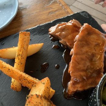 Karen's Place - Did not try the ribs but somehow managed to steal a fry and did it the BBQ...OMG! - Mexican Near Me - Bucerias, NAY