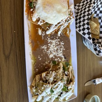 El Rincon Restaurant - Chilaquiles divorciados bomb - American Near Me - Big Bear Lake, California