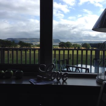 Loch Leven's Larder - View from the cafe of Loch Leven - Farmers Market Near Me - Kinross, PKN