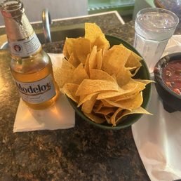 Modelo, Chips and Salsa Modelo, Chips and Salsa
