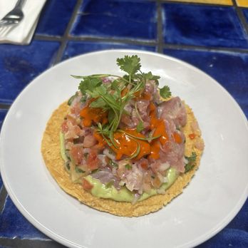 Holbox - tuna tostada - Latin American Near Me - Los Angeles, California