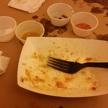 LA Crawfish - All seasonings are self serve and had to ask cashier for a fork and "plate" - Vietnamese Near Me - San Antonio, Texas