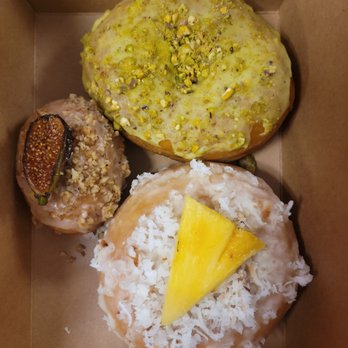 Cloudy Donut - Balsamic Fig, Pina Colada & Pistachio Donuts - Donuts Near Me - Brooklyn, New York