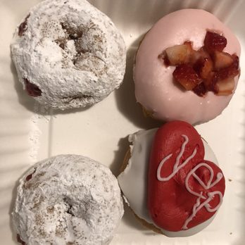 Donna's Delicious Dozen - Yelp Special and Cherry filled powdered sugar - Donuts Near Me - Columbus, Ohio Donna's Delicious Dozen - Yelp Special and Cherry filled powdered sugar - Donuts Near Me - Columbus, Ohio