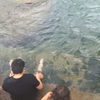 Rio Vista Park - Clear water but some debris - Parks Near Me - San Marcos, Texas