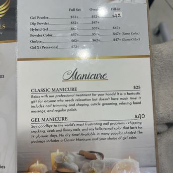Magic Nails - Service menu - Nail Salons Near Me - Wilmington, North Carolina