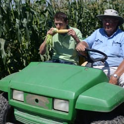 Fresh Fork Market - Taste testing the sweet corn.