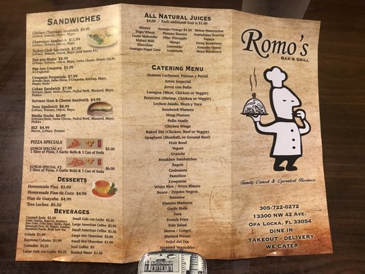 Menu photo 1 Romo's Place Restaurant Opa Locka, FL Menu photo 1 Romo's Place Restaurant Opa Locka, FL