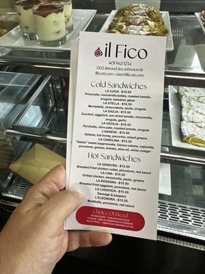 Menu photo 1 Il Fico Johnston, RI