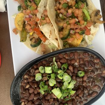 Kiki's Sandbar - Veggie tacos and beans - Seafood Near Me - Little Torch Key, Florida Kiki's Sandbar - Veggie tacos and beans - Seafood Near Me - Little Torch Key, Florida