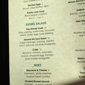 Esquire Grill - Salads - American Near Me - Sacramento, California