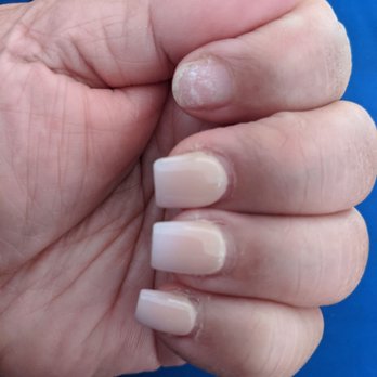 Topline Nails and Lashes - One week old and lifting off - Nail Salons Near Me - Pico Rivera, California Topline Nails and Lashes - One week old and lifting off - Nail Salons Near Me - Pico Rivera, California