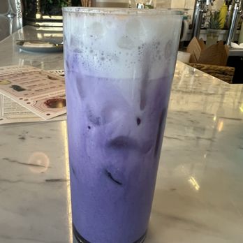Dok Khao - Ube Latte -- naturally caffeine free - Thai Near Me - Woodbridge, Virginia Dok Khao - Ube Latte -- naturally caffeine free - Thai Near Me - Woodbridge, Virginia