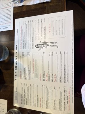 Menu photo 1 The Fish and The Hog Kamuela, HI Menu photo 1 The Fish and The Hog Kamuela, HI