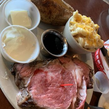 The Hungry Buffalo - 16 ounces of prime rib, mac & cheese, and a baked potato - American Near Me - Lakeside, Arizona The Hungry Buffalo - 16 ounces of prime rib, mac & cheese, and a baked potato - American Near Me - Lakeside, Arizona
