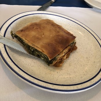 Kostas Greek Cafe - Spinach feta pie, very good - Greek Near Me - Plano, Texas