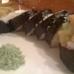 AmerAsia-Sumosushi - Green chile roll. Awesome!