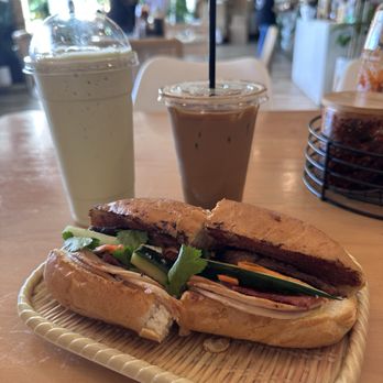 Dalat's Cafe - Banh mi with an avocado shake and iced coffee - Vietnamese Near Me - Louisville, Kentucky Dalat's Cafe - Banh mi with an avocado shake and iced coffee - Vietnamese Near Me - Louisville, Kentucky