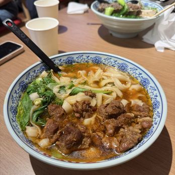 Ox9 Lanzhou Handpulled Noodles - Braised beef knife cut noodles - Noodles Near Me - Berkeley, California