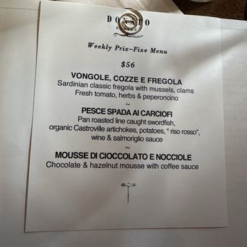 Donato Enoteca - prix fixe menu - Italian Near Me - Redwood City, California Donato Enoteca - prix fixe menu - Italian Near Me - Redwood City, California