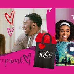 Painting with a Twist - You can now Twist At Home with our Paint Kits! Twist anywhere @ your pace!