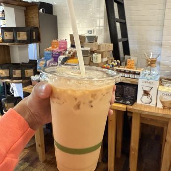 Give & Take - Superberry latte - Coffee & Tea Near Me - Charlottesville, Virginia
