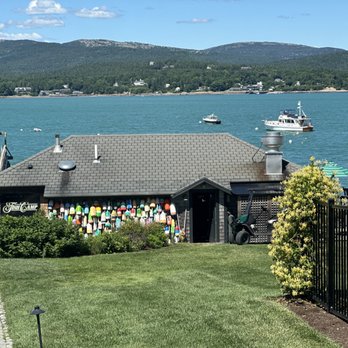 Batson River Fish Camp - Batson River Fish Camp (viewed from the back deck of the Claremont Hotel) - Cocktail Bars Near Me - Southwest Harbor, Maine