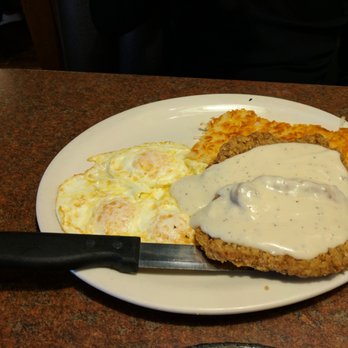 Huckleberry's - chicken fried steak, eggs, and hashbrowns - Breakfast & Brunch Near Me - Modesto, California Huckleberry's - chicken fried steak, eggs, and hashbrowns - Breakfast & Brunch Near Me - Modesto, California
