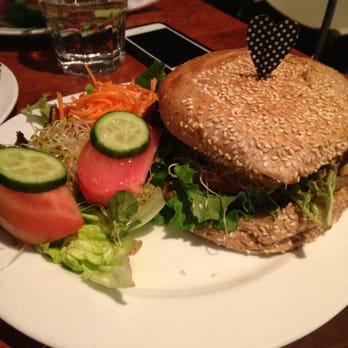 Emelia's Vegetarian Restaurant - Soya burger. - Vegetarian Near Me - North Curl Curl, NSW Emelia's Vegetarian Restaurant - Soya burger. - Vegetarian Near Me - North Curl Curl, NSW