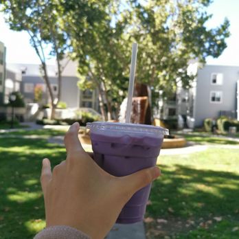 1 Oz Coffee - Iced ube latte w oat milk - Coffee & Tea Near Me - Mountain View, California 1 Oz Coffee - Iced ube latte w oat milk - Coffee & Tea Near Me - Mountain View, California