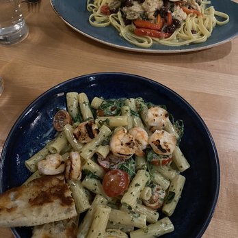 Goose120 - Grilled shrimp pesto & chicken piccata - Italian Near Me - Omaha, Nebraska Goose120 - Grilled shrimp pesto & chicken piccata - Italian Near Me - Omaha, Nebraska