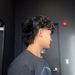 Sinatra's Gentlemens Barbershop - Textured Mullet with mid skin taper