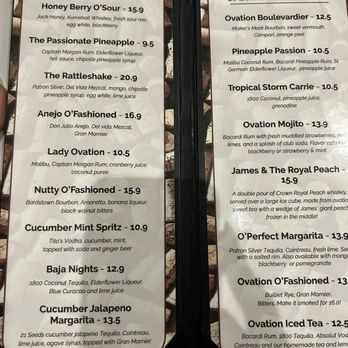 Ovation Bistro & Bar - Menu - American Near Me - Lakeland, Florida Ovation Bistro & Bar - Menu - American Near Me - Lakeland, Florida