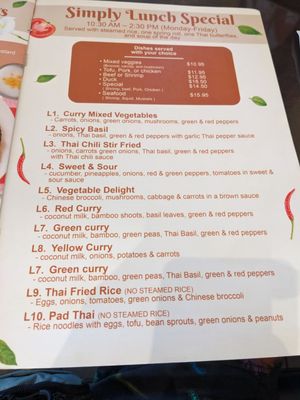 Menu photo 1 Simply Thai Restaurant Florissant, MO