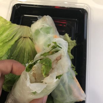 What the Pho? - My raw shrimp spring roll....why is it raw? Idk ask them. - Vietnamese Near Me What the Pho? - My raw shrimp spring roll....why is it raw? Idk ask them. - Vietnamese Near Me
