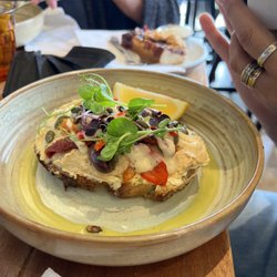 Wright & Co - Greek open sandwich