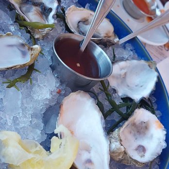Schooners Monterey - Oysters they were so good ate most of them before I took the picture lol ordered 2 dozen - Seafood Near Me - Monterey, California Schooners Monterey - Oysters they were so good ate most of them before I took the picture lol ordered 2 dozen - Seafood Near Me - Monterey, California